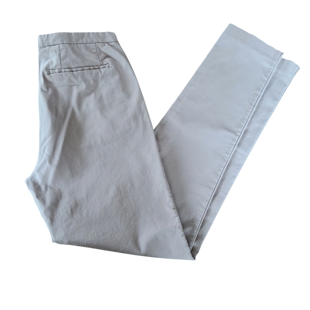 Calvin Klein Tan Slim-Fit Trousers Size 8